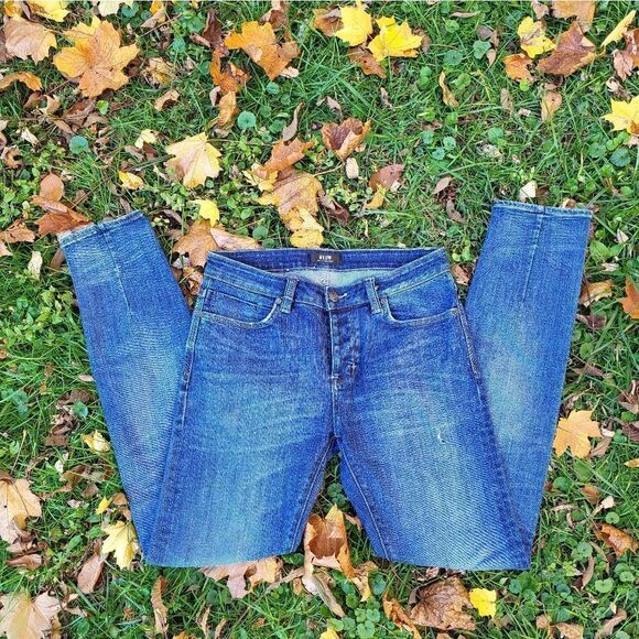 Neuw Iggy Skinny Jeans Ripped Knee Blue Men's  30 - Picture 4 of 9